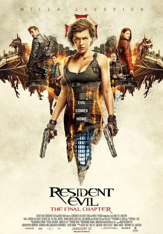 RESIDENT EVIL 6: THE FINAL CHAPTER                ผีชีวะ 6 อวสานผีชีวะ                2017