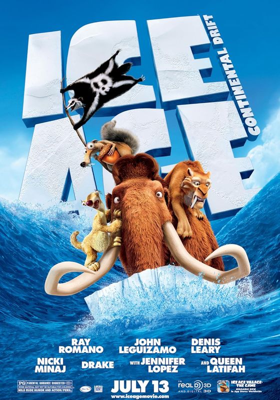 Ice Age 4: Continental Drift                ไอซ์ เอจ 4 เจาะยุคน้ำแข็งมหัศจรรย์ กำเนิดแผ่นดินใหม่                2012